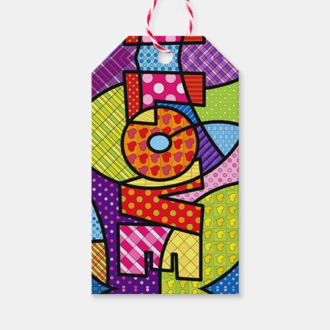 Liebe Geschenkanhänger (Vorderseite)