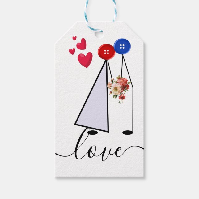 Liebe Geschenkanhänger (Vorderseite)