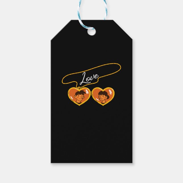 Liebe Geschenkanhänger (Vorderseite)