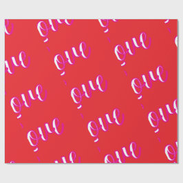"Liebe" Geschenkpapier