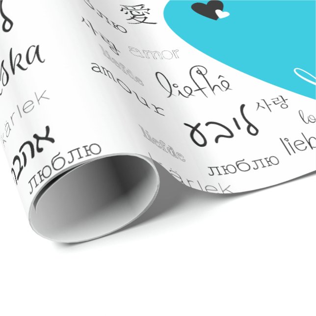 Liebe Geschenkpapier (Rolleneckpunkt)