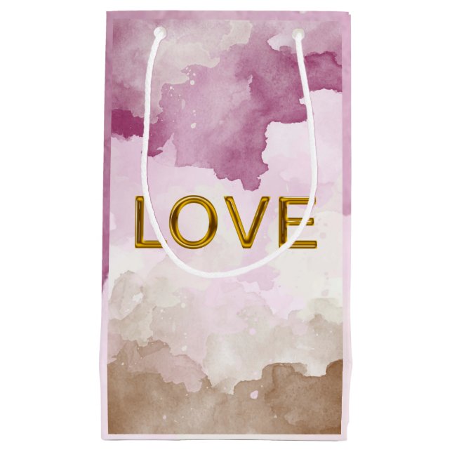 'LIEBE'-Geschenktasche (klein) Kleine Geschenktüte (Vorderseite)