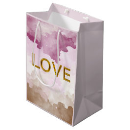 'LIEBE' Geschenktasche (mittelgroß) Mittlere Geschenktüte