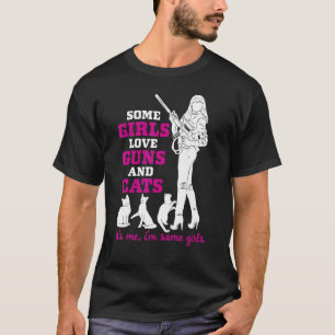 Liebe-Gewehre und -Katzen - Pro Gul T-Shirt