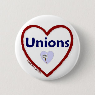 Liebe: Gewerkschaften - Schaltfläche Button