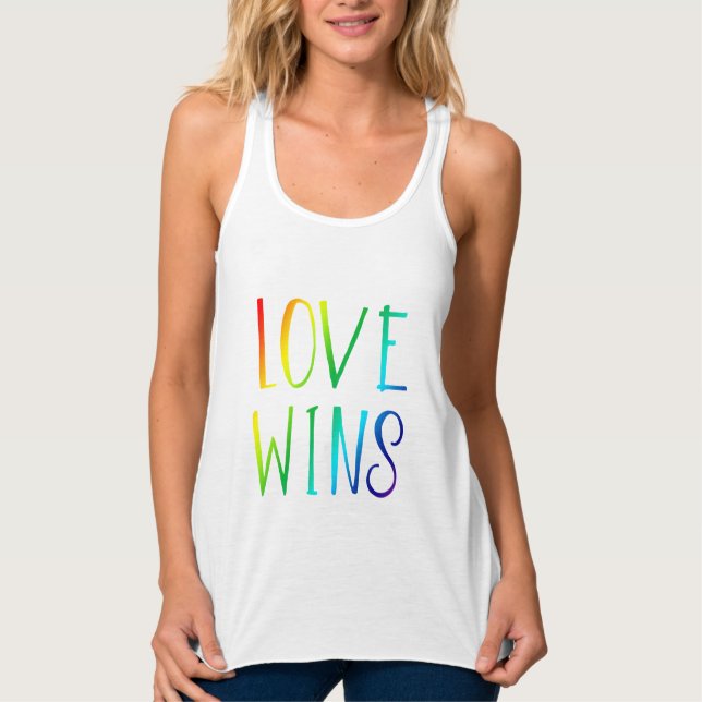Liebe-Gewinne Tank Top (Vorderseite)