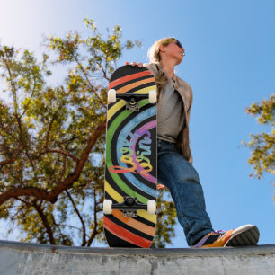 Liebe gewinnt Gay Pride Rainbow Skateboard