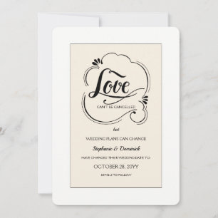 Liebe gewinnt Hochzeitsankündigung Ankündigung