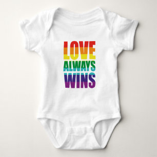 Liebe gewinnt immer baby strampler