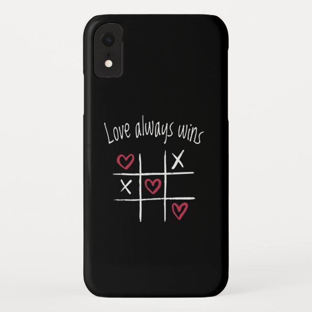 Liebe gewinnt immer Case-Mate iPhone hülle (Rückseite)