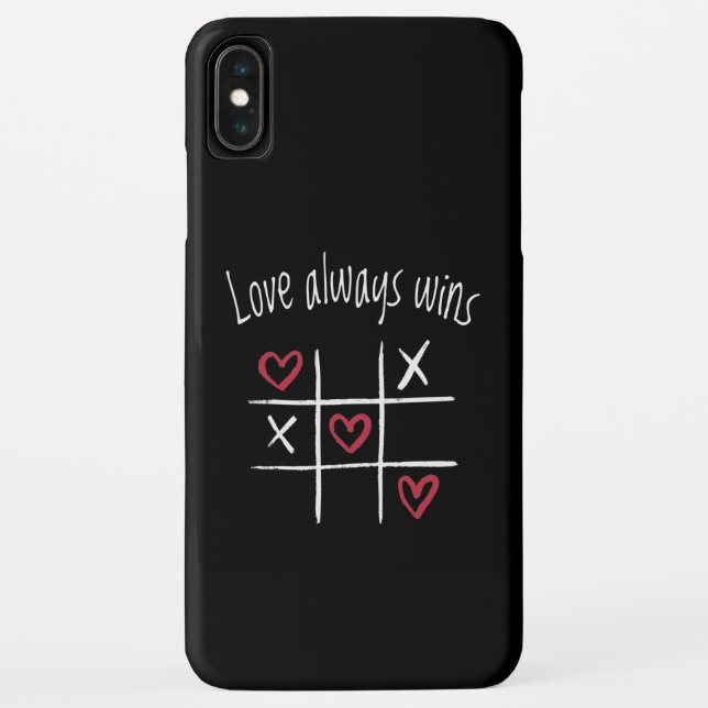 Liebe gewinnt immer Case-Mate iPhone hülle (Rückseite)