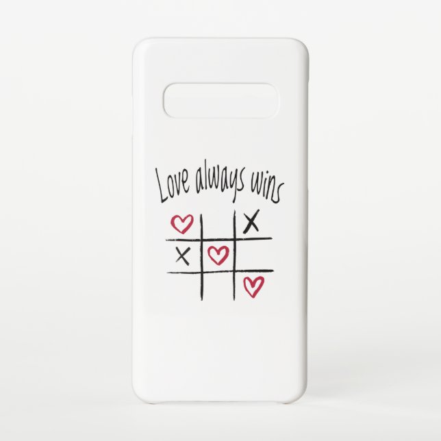 Liebe gewinnt immer samsung galaxy hülle (Rückseite)