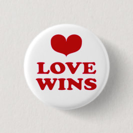 Liebe gewinnt - Kampf gegen Rassismus und Vorurtei Button