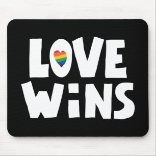 Liebe gewinnt mousepad