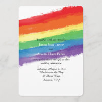 Liebe gewinnt Rainbow-Einladung