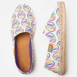 Liebe gewinnt Regenbogen Pride Afridrilles Shoes