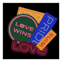 Liebe gewinnt. Stolz. Stolz gewinnt. LGBT+Prix Pos