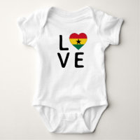 Liebe - Ghana-Flagge