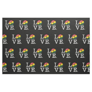 Liebe Ghana Lächeln Ghanianische Flagge Stoff