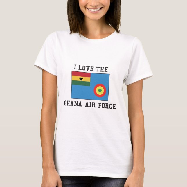 Liebe-Ghana-Luftwaffe T-Shirt (Vorderseite)