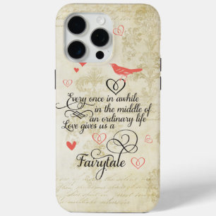 Liebe gibt uns ein Fairy Tale Typografie Zitat Case-Mate iPhone Hülle
