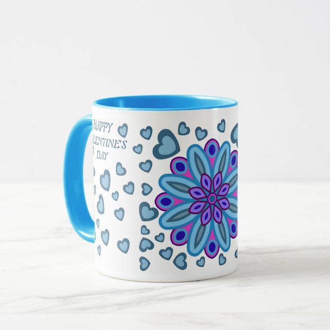 LIEBE GIFT VALENTINE EHEFRAU HUSBAND BOYFRIEND TASSE (Vorderseite Links)