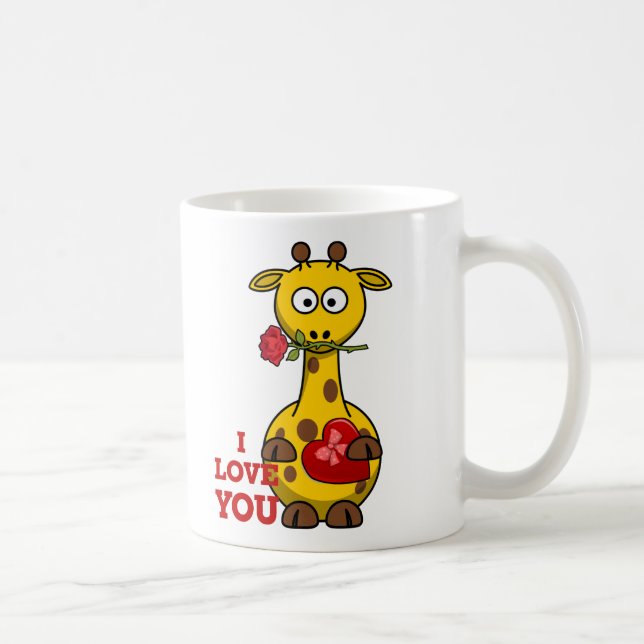 Liebe Giraffe Kaffeetasse (Rechts)