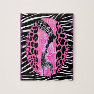 Liebe Giraffe Rosa Tierausdruck