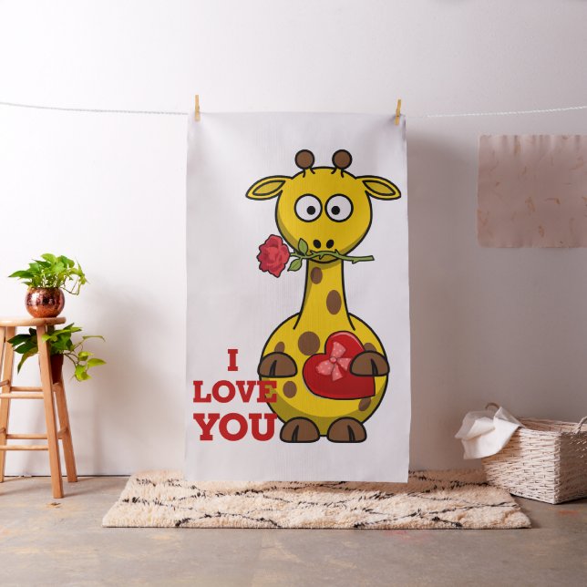 Liebe Giraffe Stoff (Beispiel)