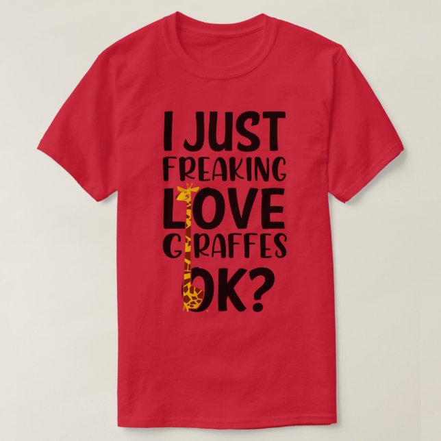 Liebe Giraffen T-Shirt (Design vorne)