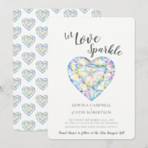 Liebe glänzen Diamantfarbe gelassen