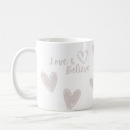 Liebe & Glaube Valentinstag-White Collection Kaffeetasse