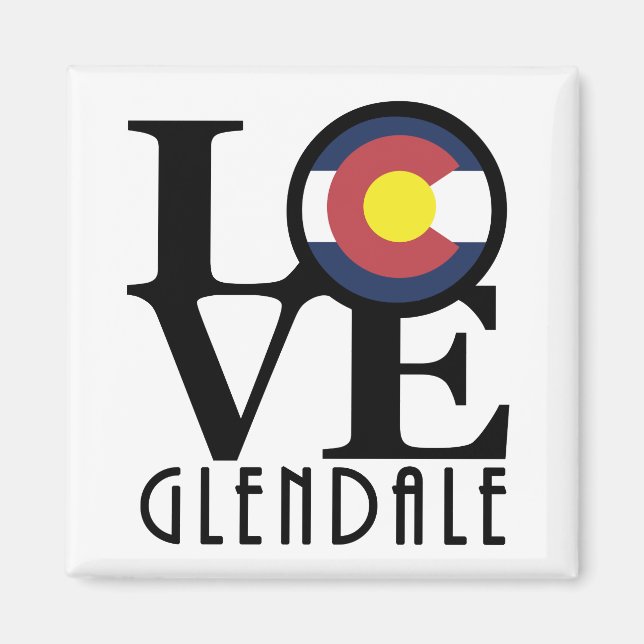 LIEBE Glendale Colorado Magnet (Vorne)