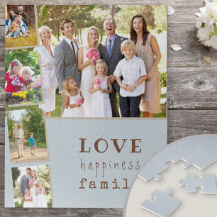 Liebe Glück Familie Foto-Streifen Collage
