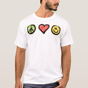 Liebe Glück Positive Zeichen T-Shirt
