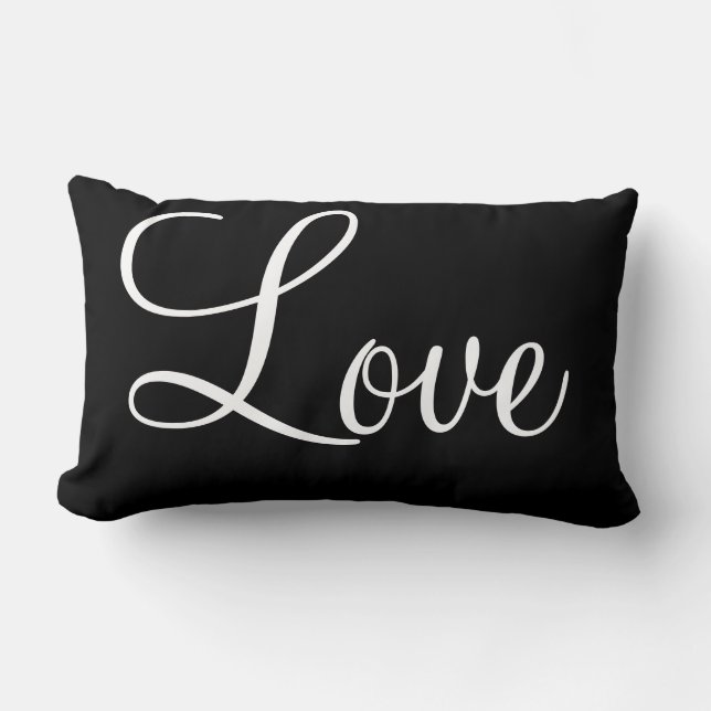 Liebe, Glück, süße Träume Dekorative Schlafzimmer  Lendenkissen (Vorderseite)