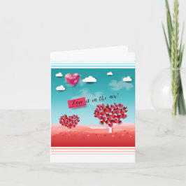 Liebe glücklicher des Valentines Tages"ist- in der Feiertagskarte
