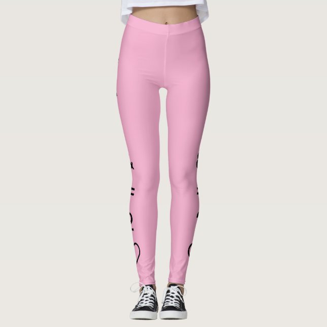 Liebe Glyph Leggings (Vorderseite)