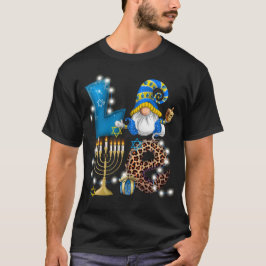 LIEBE Gnome Hanukkah Dekorationen Chanukah T-Shirt