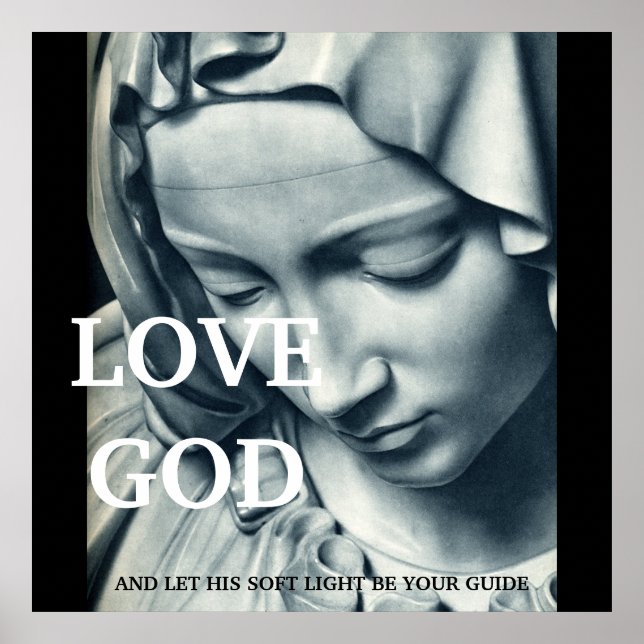 LIEBE GOD...32x32 POSTER (Vorne)