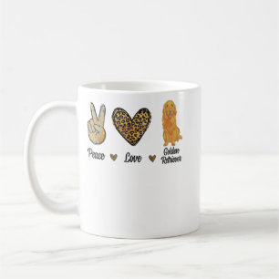 Liebe Golden Retriever Leopard Lover Dog Pupp Kaffeetasse