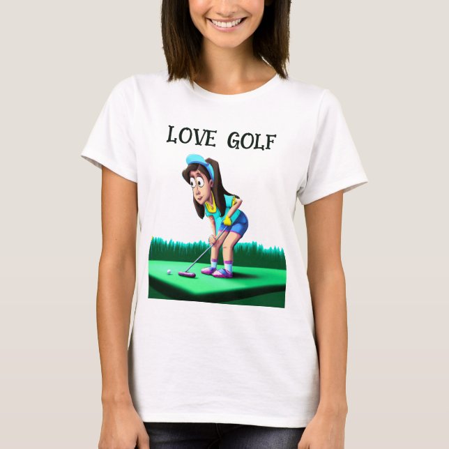 Liebe Golf T - Shirt (Vorderseite)
