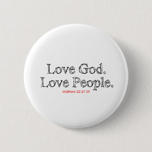 Liebe-Gott-Liebe-Leute Button