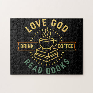 Liebe Gott Trinke Kaffee Lies Bücher Liebhaber Vin