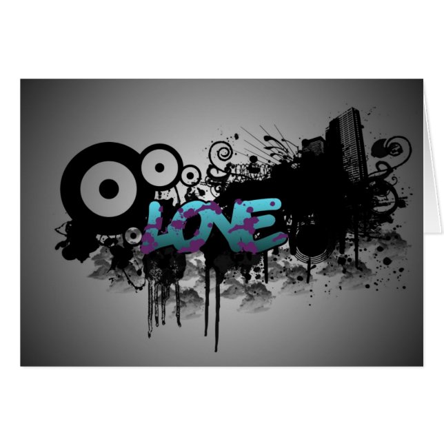 LIEBE Graffiti (Vorderseite (Horizontal))