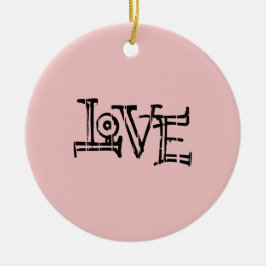 Liebe Graffiti Keramik Ornament