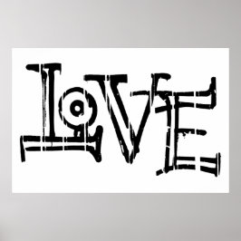 Liebe Graffiti Poster