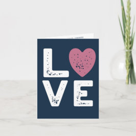 LIEBE Grafik Minimalistisch Look Einladung Hochzei