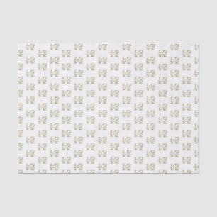 LIEBE Grafischer Text - Imitate Gold Seidenpapier