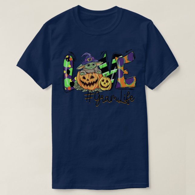 Liebe Gram life Pumpkin Halloween T-Shirt (Design vorne)